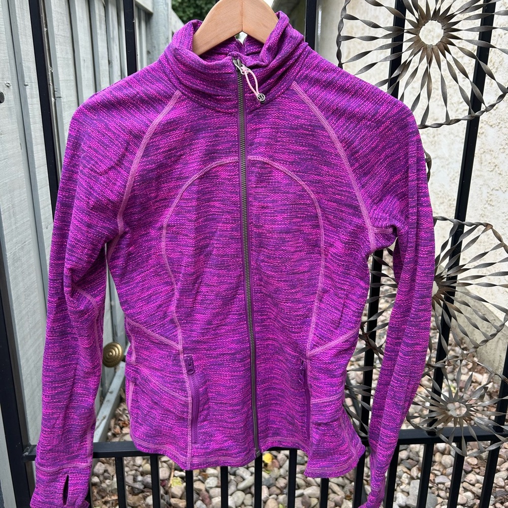 lululemon athletica Magenta Zip-Up Ski Jacket